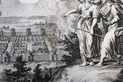 angel showing John the new heaven and earth