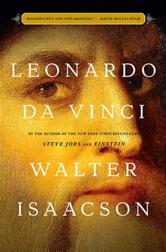 picture of Walter Isaacson's biography of Leonardo Da Vinci