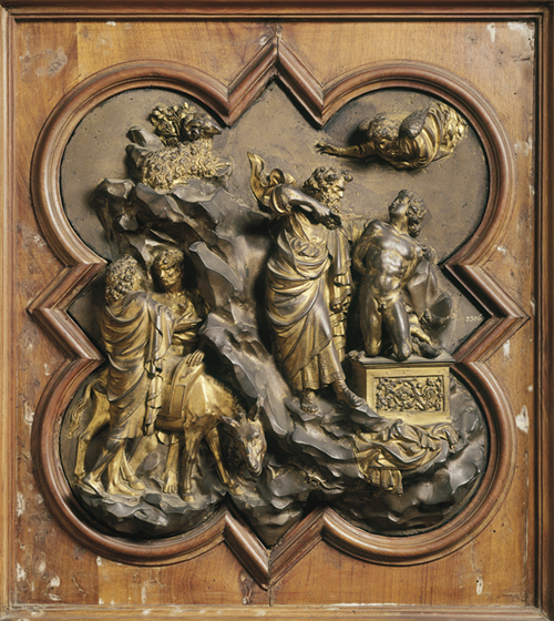 Sacrifice of Isaac (Florence baptistery), by Lorenzo Ghiberti (1378