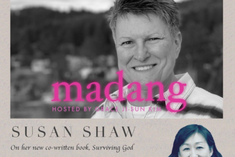 Image of Susan Shaw on Madang podcast logo