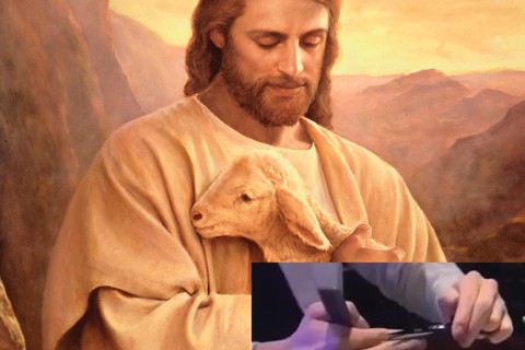 Monkey Jesus meme