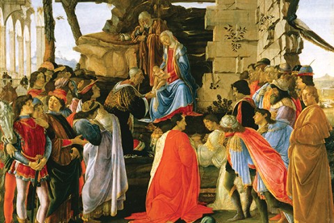 Adoration Magi Botticelli