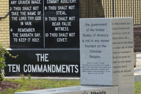 Ten Commandments display
