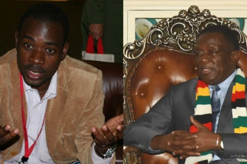 Nelson Chamisa and Emmerson Mnangagwa