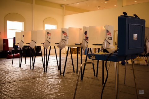 voting booths