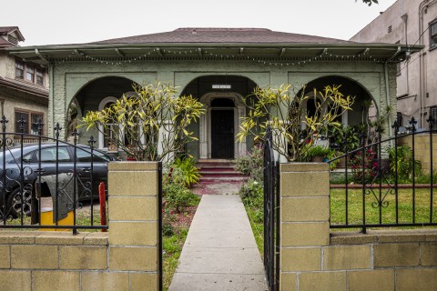 front of a house