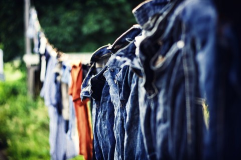 laundry on clothesline
