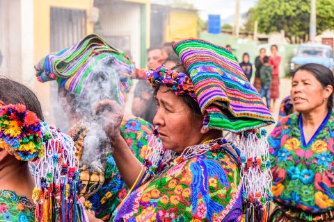 Maya religious ceremony