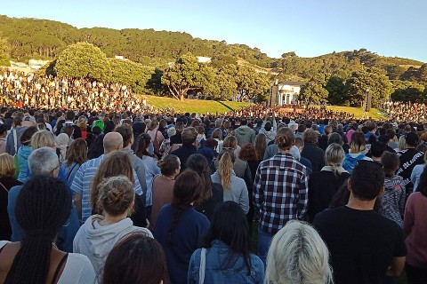 New Zealand mosque vigil