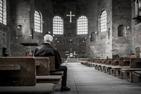 alone in church