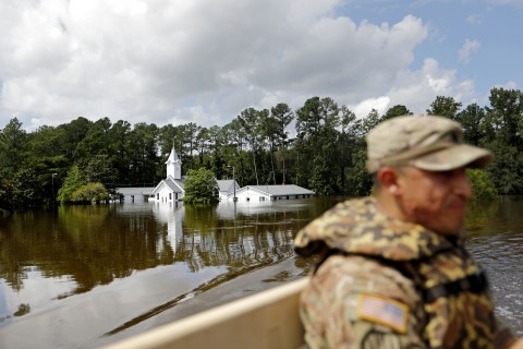 Hurricane Florence damage