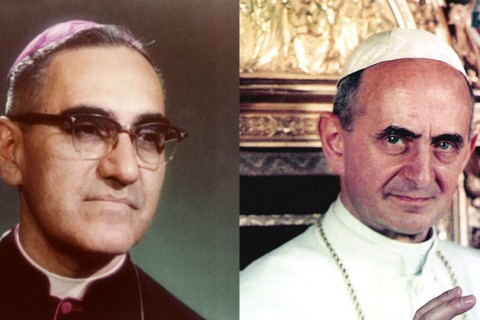 Oscar Romero and Pope Paul VI