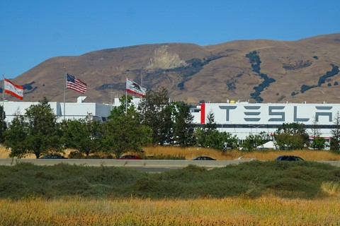 Tesla car factory
