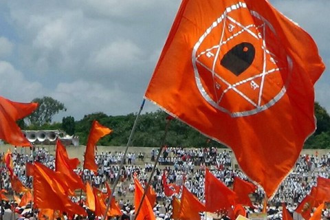 Lingayat flags India