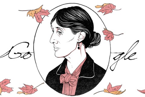 Virginia Woolf doodle
