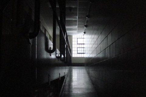 prison hallway