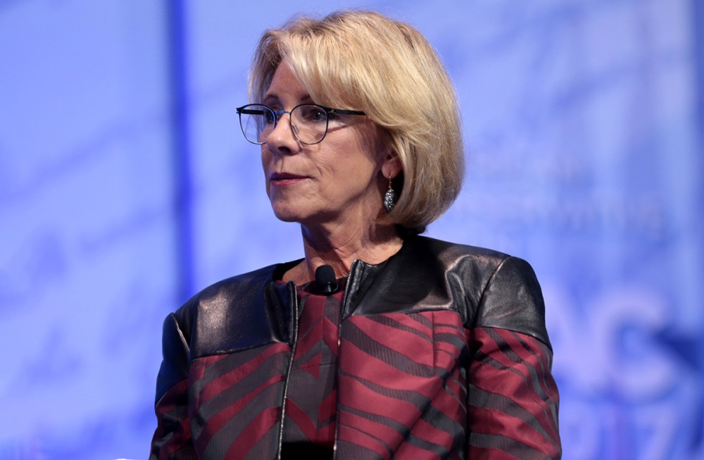 Betsy DeVos, US Secretary of Education