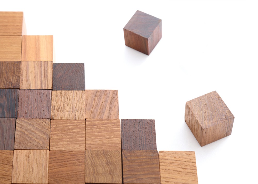 wooden blocks stacked