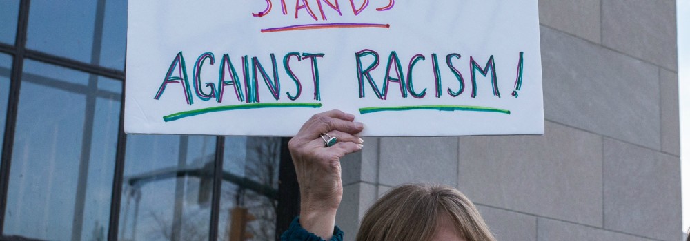 anti-racism sign