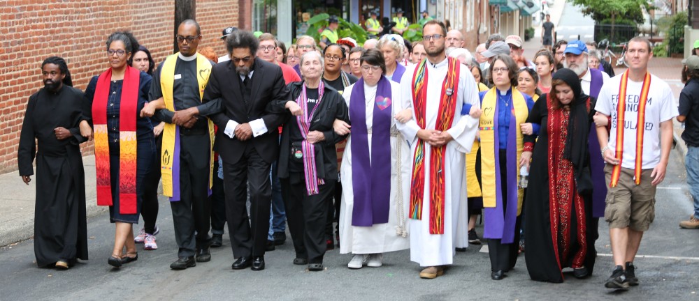 Charlottesville clergy action