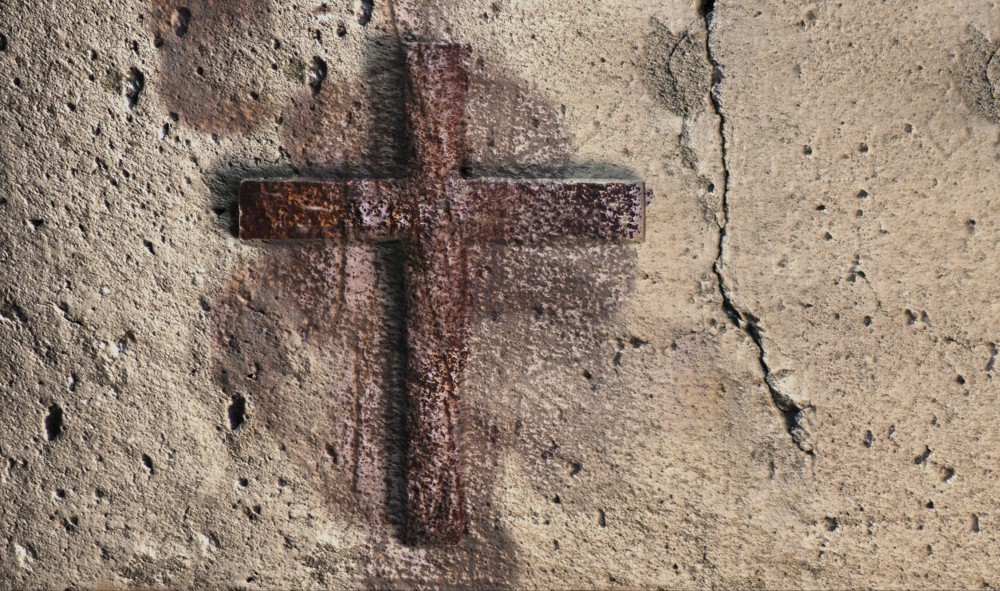 cross in stone