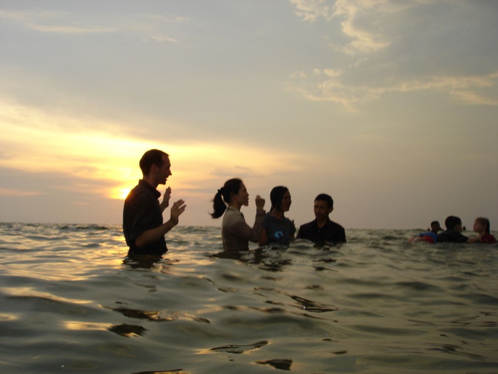 immersion baptism
