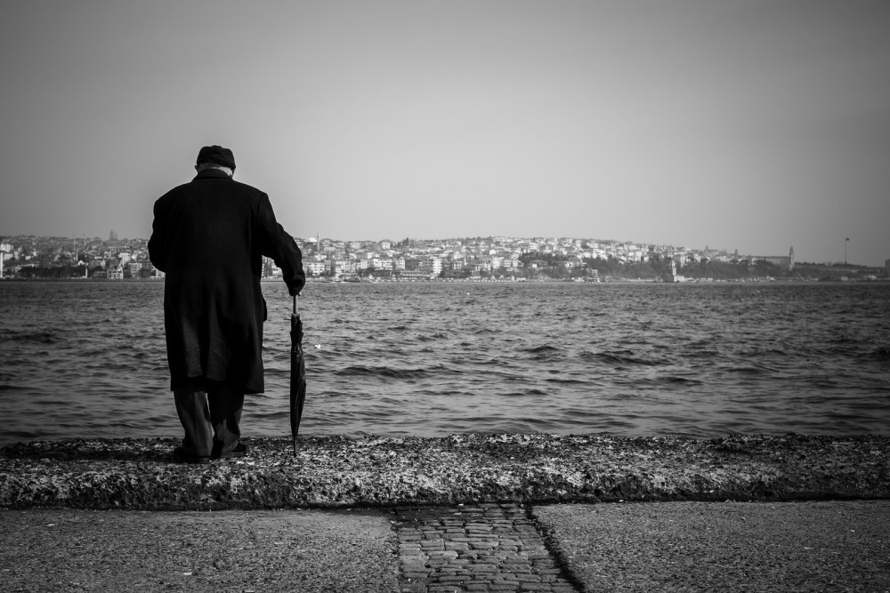 Longing older man