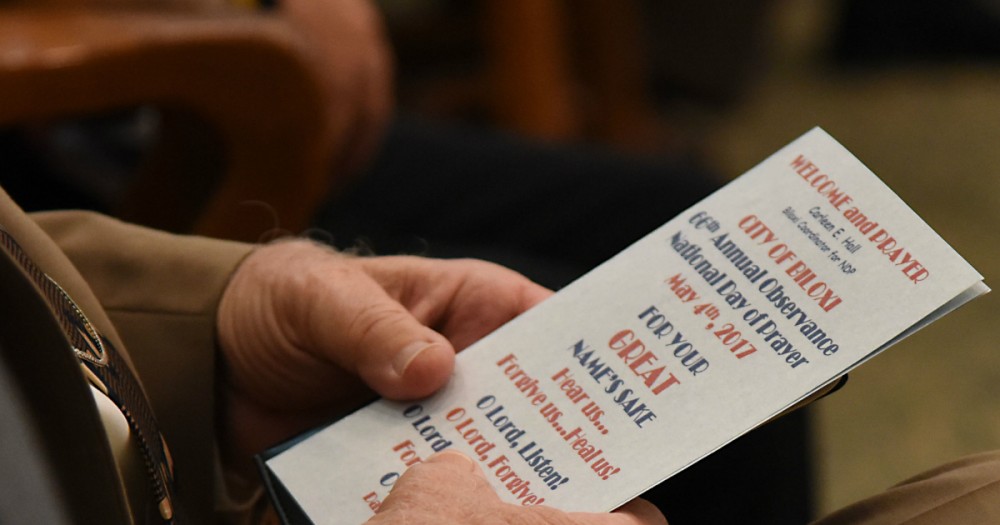 National Day of Prayer event