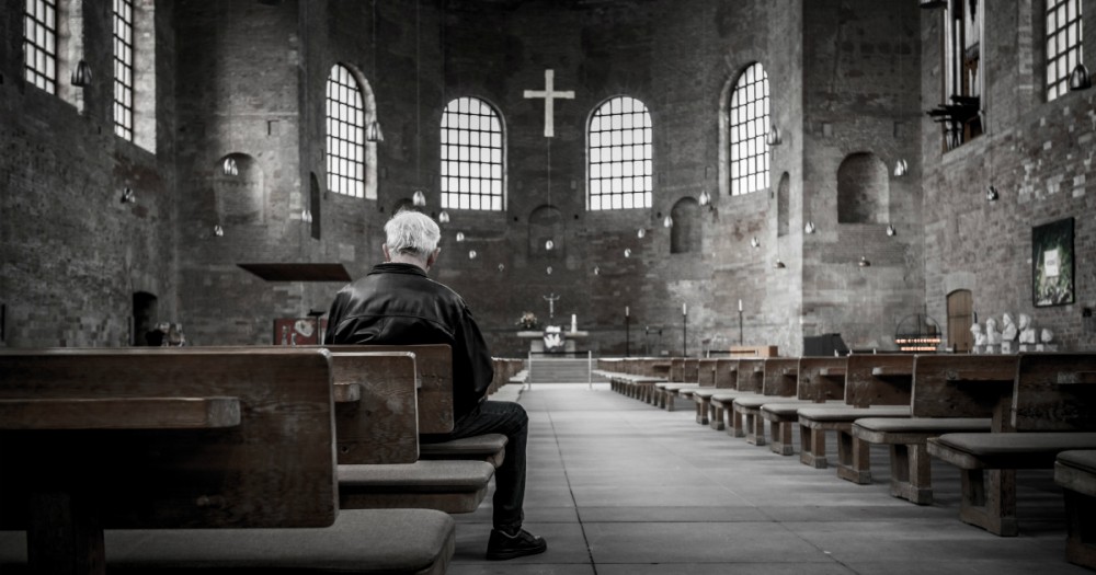 alone in church