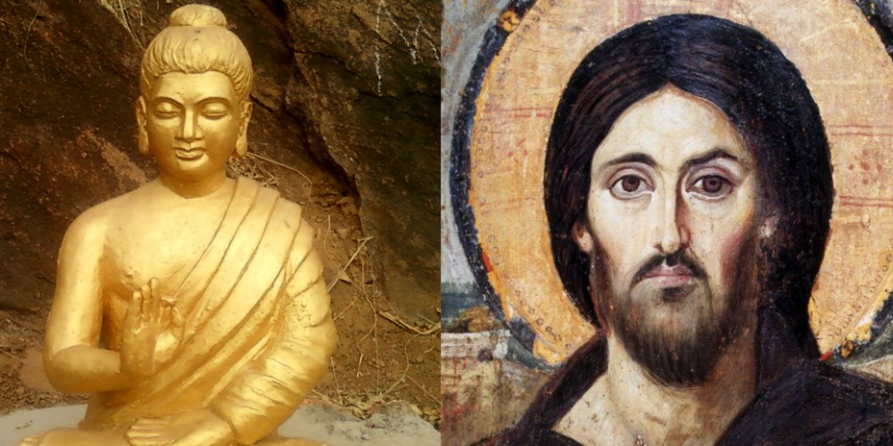 Buddha and Pantocrator