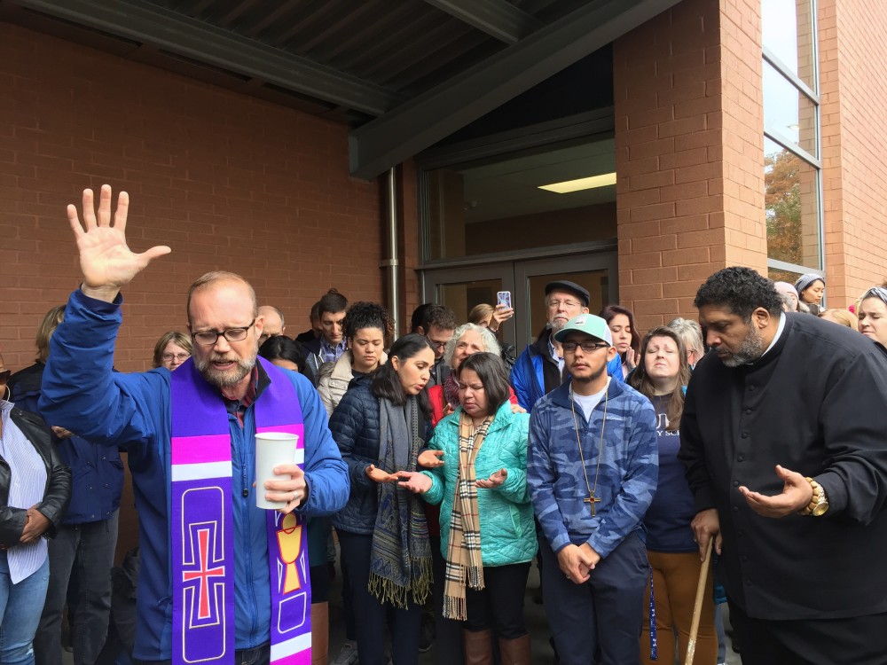 protest of Samuel Oliver-Bruno detention