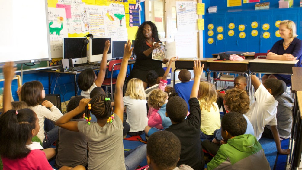 teachers classroom students