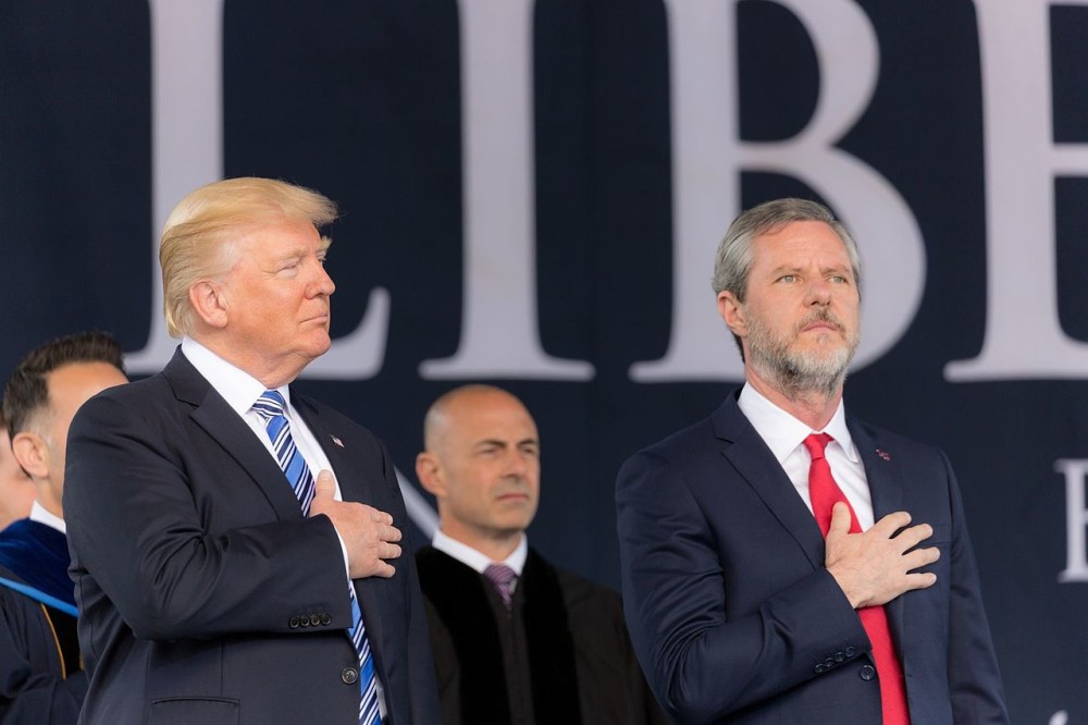 Trump Falwell evangelicals