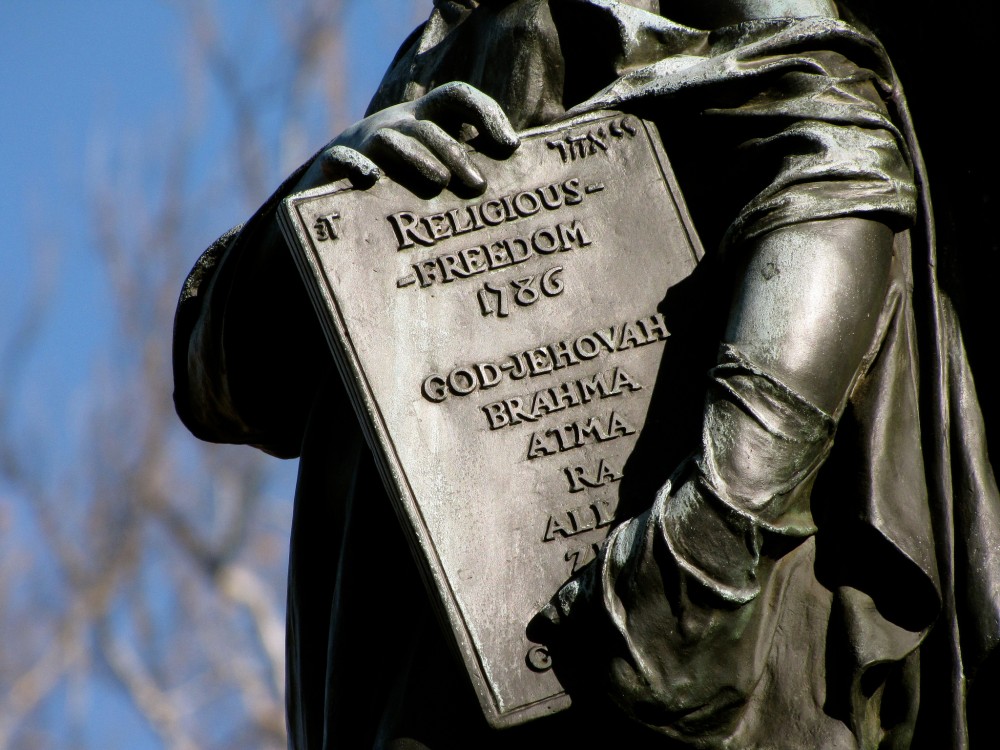 Religious freedom statue