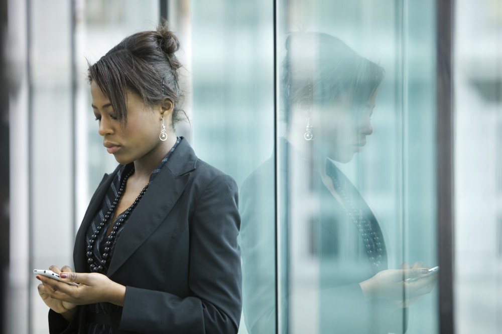 woman reflection