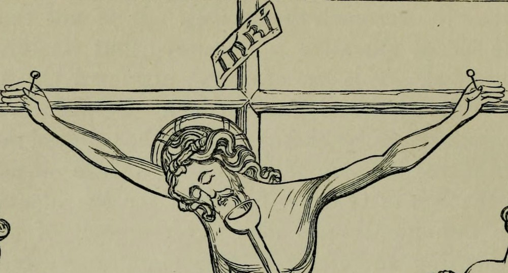 Christ offered sponge at crucifixion