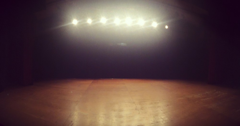empty stage performance