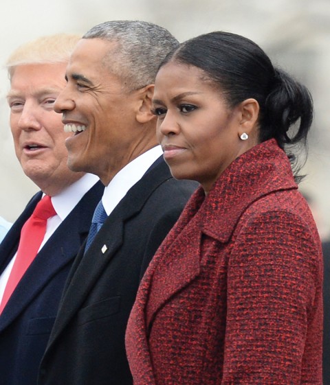 Obamas and Trump