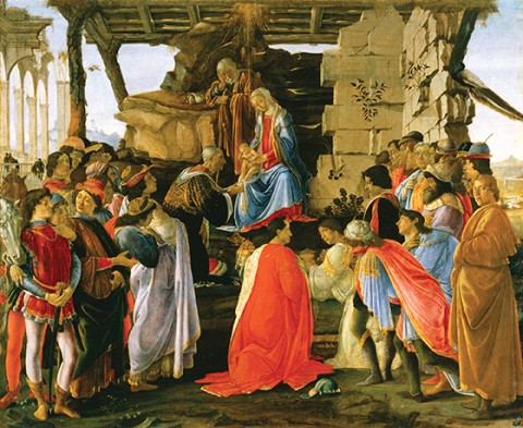 Adoration Magi Botticelli