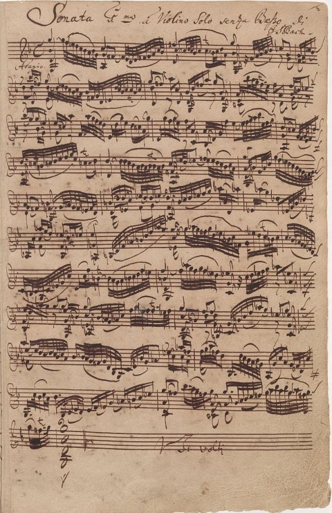 Bach violin sonata