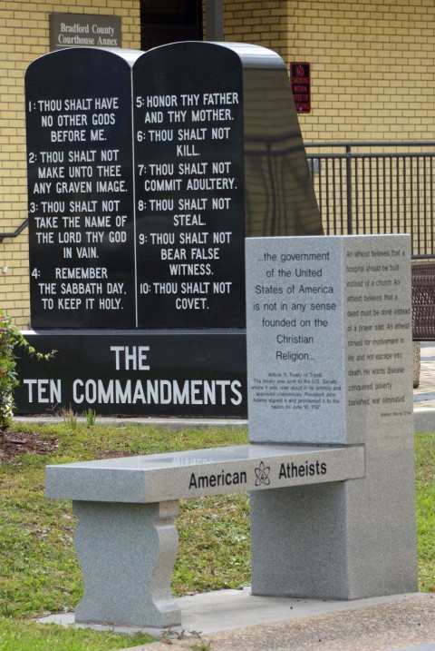 Ten Commandments display