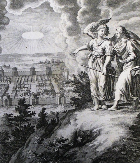 angel showing John the new heaven and earth