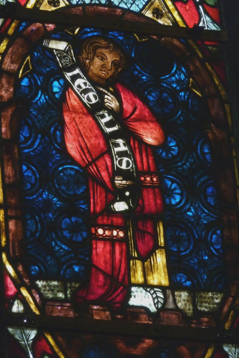 stained glass Isaiah image