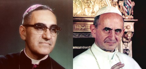 Oscar Romero and Pope Paul VI