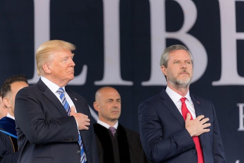 Trump Falwell evangelicals