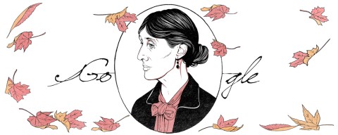 Virginia Woolf doodle