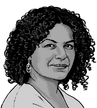 Illustration of columnist Debie Thomas