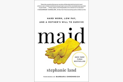 image of Stephanie Land book about poverty and low income work