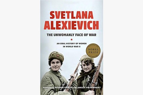 image of Svetlana Alexievich's book about Russia and World War II