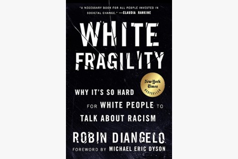 image of Robin Diangelo's book on white fragility